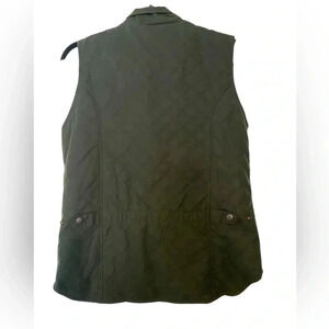 Outback Oiledskin Quilted Green Vest women’s medium